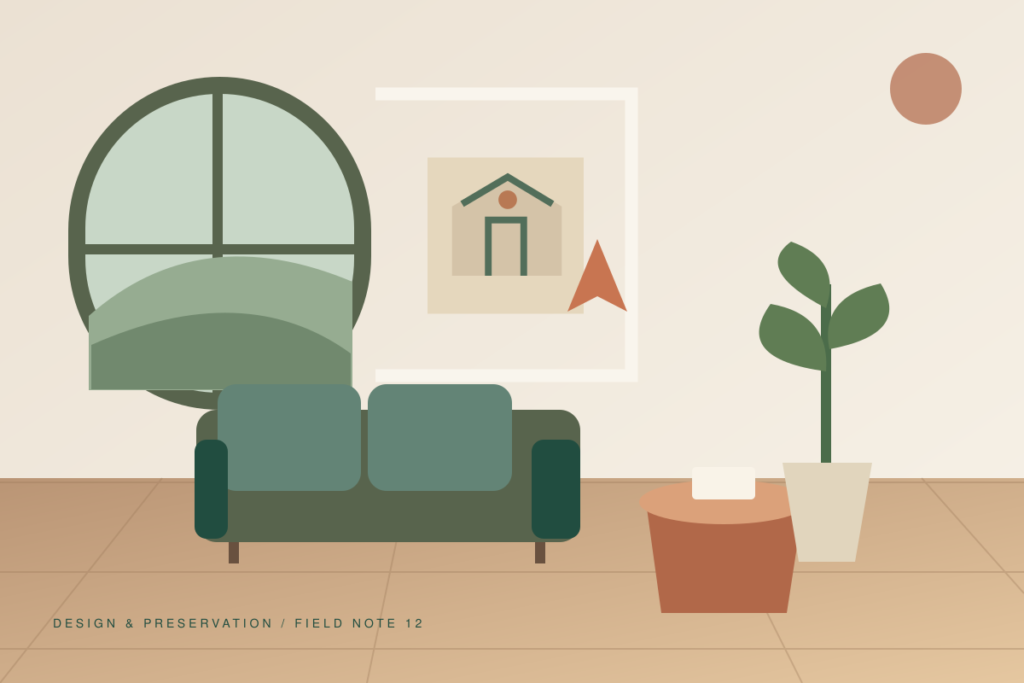 Original architectural illustration for Keep the Character: Plan a Sympathetic Room Refresh