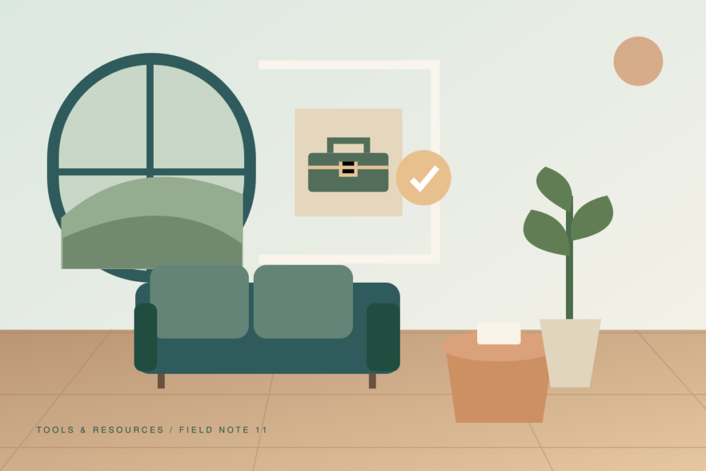 Original architectural illustration for Build a Practical Starter Toolkit—Buy Less, Measure Better