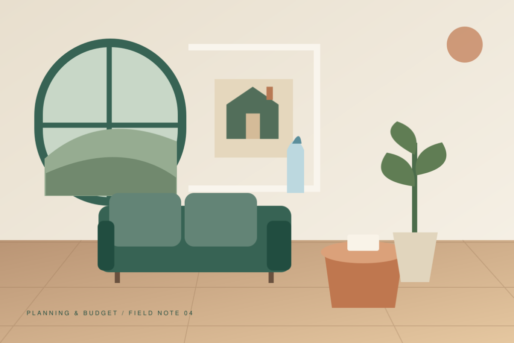 Original architectural illustration for Restore or Replace? A Framework for Older Homes