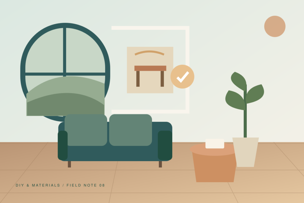 Original architectural illustration for Wood Furniture Restoration: Begin with a Gentle Test